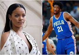 Embiid posted a (photoshopped) photo of rihanna wearing his jersey. Come Back When You Re An All Star Will Cameroonian Nba Star Joel Embiid Finally Land His Dream Date With Rihanna Face2face Africa