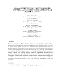 Doc keberkesanan latihan dalam perkhidmatan ldp dalam jeevasudha kuppusamy academia edu. Pdf Amalan Pembangunan Profesional Ldp Dalam Kalangan Guru Sekolah Menengah Daerah Manjung