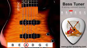 6 String Bass Tuner Tune Your Six String Bass Guitar B E A D G C Youtube