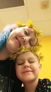 Howl for this champ who in the bottom right was just beginning her fight  against Leukemia! a little over a year ago she finished treatment and is  now 1 year post treatment!!