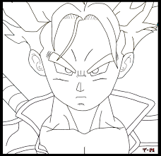 He is the son of chi chi & goku. Dragon Ball Z Drawing Pictures Coloring Home