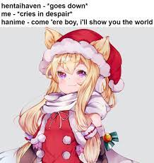 hanime-chan is here to save the day : r/Animemes