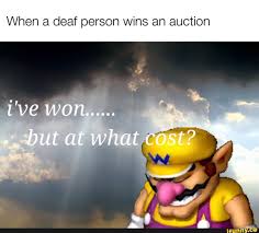 When A Deaf Person Wins An Auction