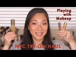 playing with makeup nyc try on haul