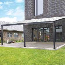 Align the edges with attention and start installing the sheets with the bottom part. Kingston Lean To Carport Patio Cover Garden Street