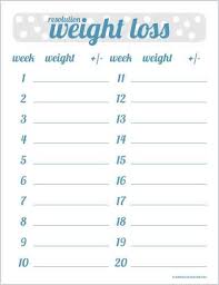 Weight Loss Planner Template Free Resume Templates