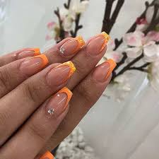 Because long nails give you more to work with. Peach Natural Short Coffin Nails Nail And Manicure Trends