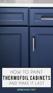 how to paint thermofoil cabinets life