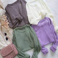 Maybe you would like to learn more about one of these? Bless Olshop Clarissa Top Knit Rib Premium Long Arm Shopee Malaysia
