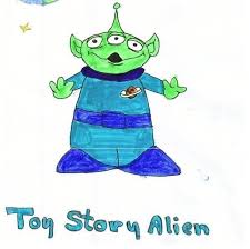 Pixar toy story alien outfits nylon backpack. How To Draw Toy Story Alien A Drawing Version By Lili Elza
