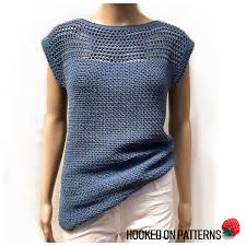 Free crochet patterns that you can download and make all in the comfort of your own home! Aviva Summer Top Free Crochet Pattern Hooked On Patterns