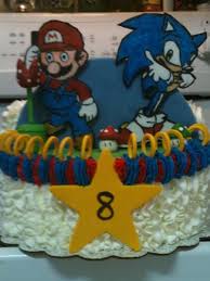 A lot of thought goes into choosing the right this is a post i meant to do back in christmas time for aleha's big brother abs's birthday. Mario Sonic Cakecentral Com
