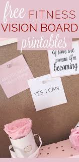 Free Fitness Printables Vision Board Fitness Cutouts The Dumbbelle Fitness Vision Board Fitness Printables Free Printable Workouts