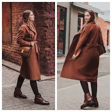Wer mode liebt, der kommt an dem französischen luxuslabel céline nicht vorbei! Alina Feminudity Celine Box Bag Brown Wool Coat Lookbook