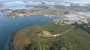 Cairn Du Petit Mont Vue Du Ciel A L Entree Du Port Du Crouesty Arzon Golfe Du Morbihan 56 France Paysage France Bretagne Morbihan Golfe Du Morbihan
