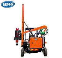 Highway Guardrail Post Hammer Diesel Hydraulic Road Fence Post Pile Driver