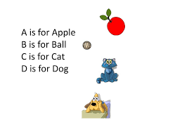 Ppt A Is For Apple B Is For Ball C Is For Cat D Is For Dog