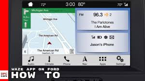 Waze App On Ford Sync 3 How To Youtube
