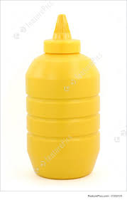 Photo Of A Bottle Of Yellow Mustard