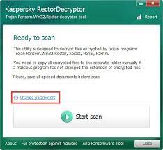 What the infected is about: Kaspersky Rectordecryptor Tool For Eliminating Trojan Ransom Win32 Rector