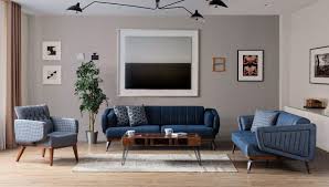 Adrona Mavi Koltuk Takimi Living Room Furniture Room