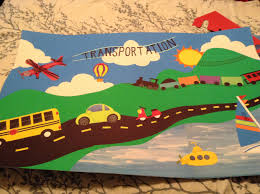 Pre K Transportation Theme Used For Bulletin Board