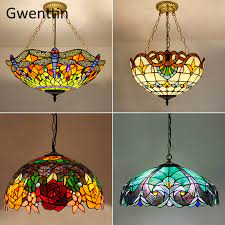 Make sure your lighting fixtures are talking that pendant also helps the space from the entryway into the dining room flow because it. Mediterranean Tiffany Stained Glass Pendant Lights Vintage Hanging Lamp For Dining Room Kitchen Light Fixtures Home Art Decor Pendant Lights Aliexpress
