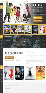 Cinema 22 Free Psd Movie Web Layout Design Cinema Design Web Design Inspiration