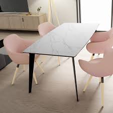 Que vous soyez à la recherche d'une table de cuisine design ou de chaises de salle à manger en accord avec votre décoration intérieure, vous trouverez sur notre site de vente en ligne les produits dont vous rêviez. Table De Salle A Manger Plateau En Ceramique Infine 4 Pieds Com
