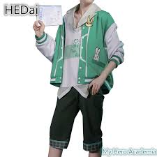 Collection by derek sutton • last updated 1 day ago. Hot Anime My Hero Academia Midoriya Izuku Deku Cosplay Costume Daily Suits Baseball Uniform Coat Shirt Shorts Hat Glasses Socks Anime Costumes Aliexpress