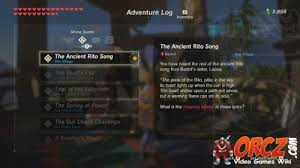 Breath Of The Wild The Ancient Rito Song Orcz Com The Video Games Wiki The rib rito is heaven. the ancient rito song