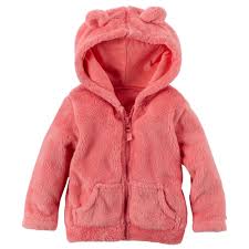Snow Fleece Hoodie Baby Girl Jackets Hoodies Bear Hoodie
