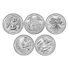 Weir farm national historic site quarter. 2020 S Mint National Park Quarter 5 Coin Set