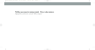 Measurement Systems Pdf