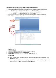 Sekolah jenjang tk sd dan smp negeri swasta se kota surabaya dispendik gtk guru dan tenaga kependidikan surabaya from dispendiksurabaya.wordpress.com. Surat Petunjuk Entry Data Usulan Tunjangan Guru 2016