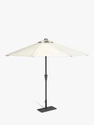 Perfect for awkward angles and following the sun. John Lewis Partners Half Round Freestanding Parasol Flat Base Weight 21kg At John Lewis Partners