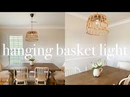 Ikea recommends led bulb e26. Hanging Basket Light Ikea Hack Turn Any Basket Into A Light Youtube