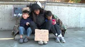 Image result for public images of homeless children