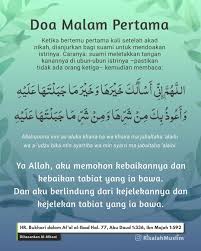 Doa pengantin setelah akad nikah. Doa Setelah Akad Nikah Arab