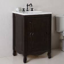 24 inch adelina corner antique bathroom vanity white wood finish. Chans Furniture Bc 030m Bayview 24 Inch Brown Corner Bathroom Sink Vanity