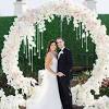 【stylish wedding arch backdrop】iron round ring arch stand, made of high quality metal iron material, durable and can be used for a long time. 3