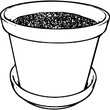 Free Flower Pot Outline Download Free Clip Art Free Clip Art On Clipart Library In 2020 Flower Pots Spring Flower Art Free Clip Art