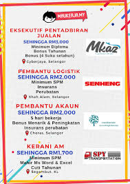 Buat pengetahuan para pembaca, kemudahan. Maukerja On Twitter Jawatankosong 27 Mei 1 Eksekutif Pentadbiran Jualan Https T Co 64z2yr7fjq 2 Pembantu Logistik Https T Co Ik7lgd7s6c 3 Pembantu Akaun Https T Co Rpr9zv1ekt 4 Kerani Am Https T Co Zpdkmfd9bj Daftar Akaun Maukerja Untuk