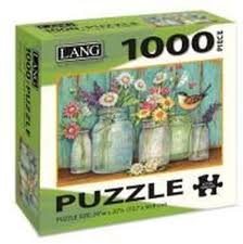 Check spelling or type a new query. Amazon Com Lang 1000 Piece Puzzle Mason Flowers Artwork By Susan Winget Linen Finish 29 X 20 Completed Toys Games
