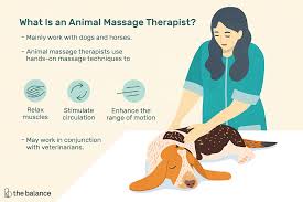 Animal Massage Therapists Use Their Knowledge Of Anatomy And Physiology To Improve Animal Massage Therapist Jobs Massage Therapy Humor Massage Therapist Quotes
