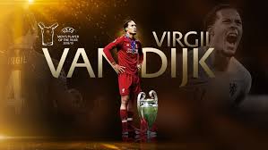 Virgil Van Dijk Wins Uefa Mens Player Of The Year Award