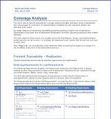 Business Analyst Report Template 1 Templates Example Templates Example