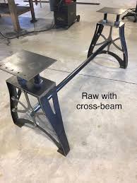 Vintage Industrial Metal Table Legs Etsy Metal Table Legs Industrial Metal Table Legs Metal Table Base