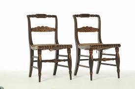 Sold Price Pair Of Hitchcock Chairs January 6 0114 10 00 Am Est Chair Mixed Wood Decor
