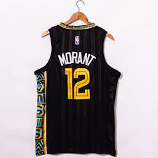 We print the highest tags: Ja Morant 12 Memphis Grizzlies 2021 Black City Edition Swingman Jersey